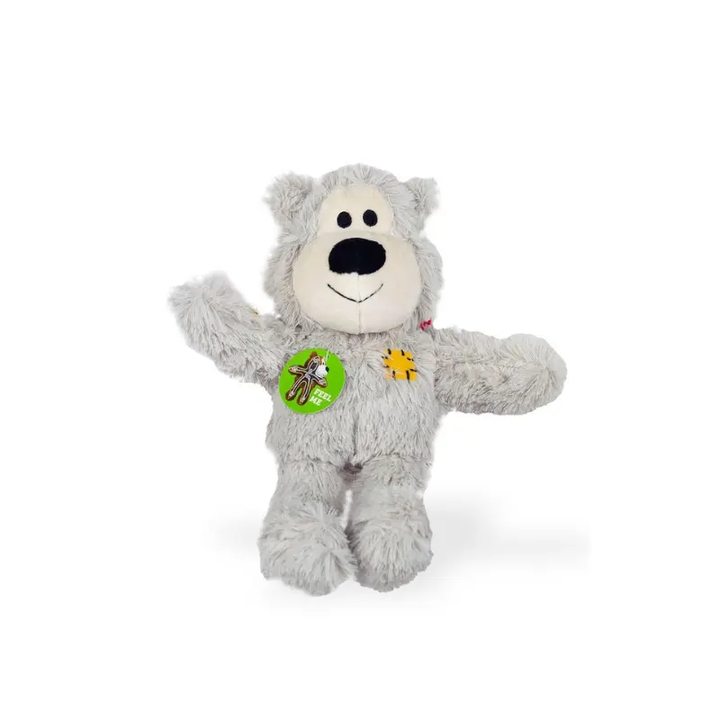 Peluche en forma de osito con cuerda en su interior